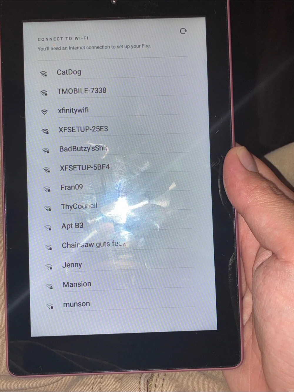 Amazon Pink Tablet — Compact Touchscreen Tablet